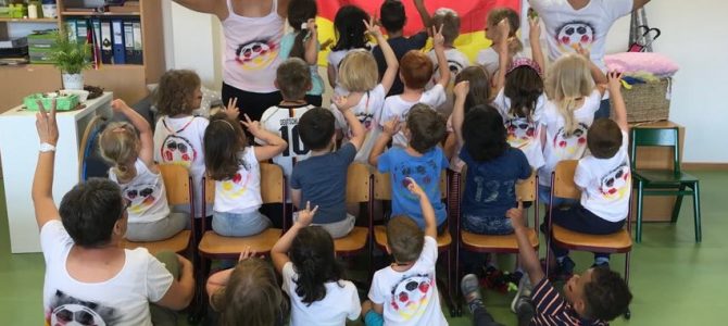 WM Fieber auch bei uns in der Kindertagesstätte WM Fieber auch bei uns in der Kindertagesstätte